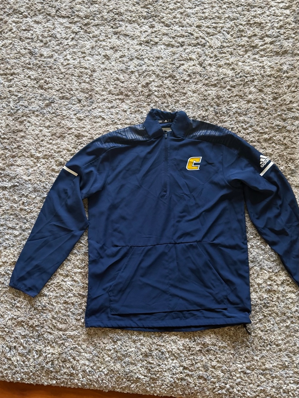 Chattanooga Mocs Adidas Navy Quarter-Zip Pullover